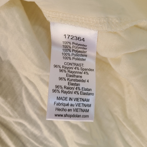 🌼 NWT Anthropologie Dolan Left Coast Ivory Top, Medium 🌼 - Picture 7 of 8